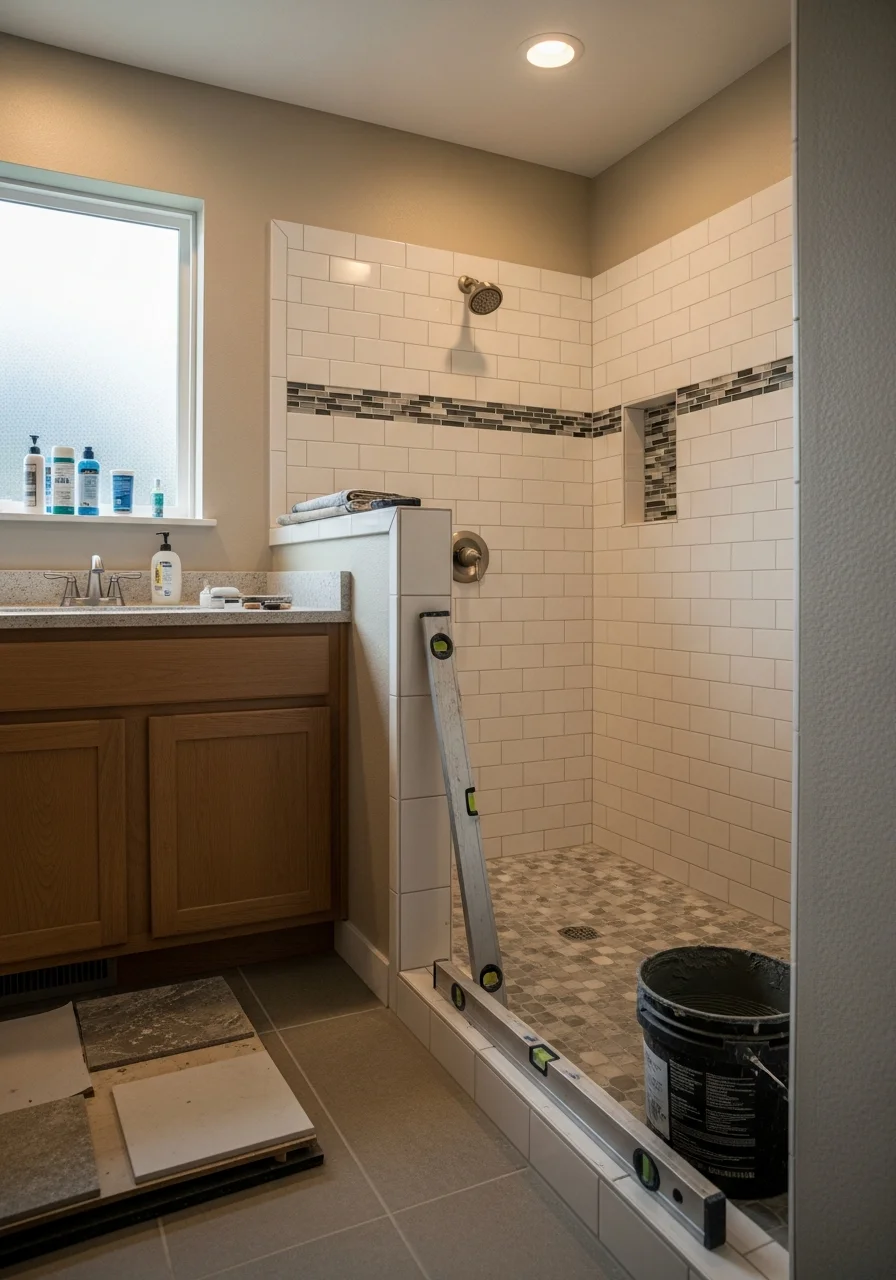 Detail of completed residential work in Federal Way showing quality craftsmanship and attention to the area's building standards.