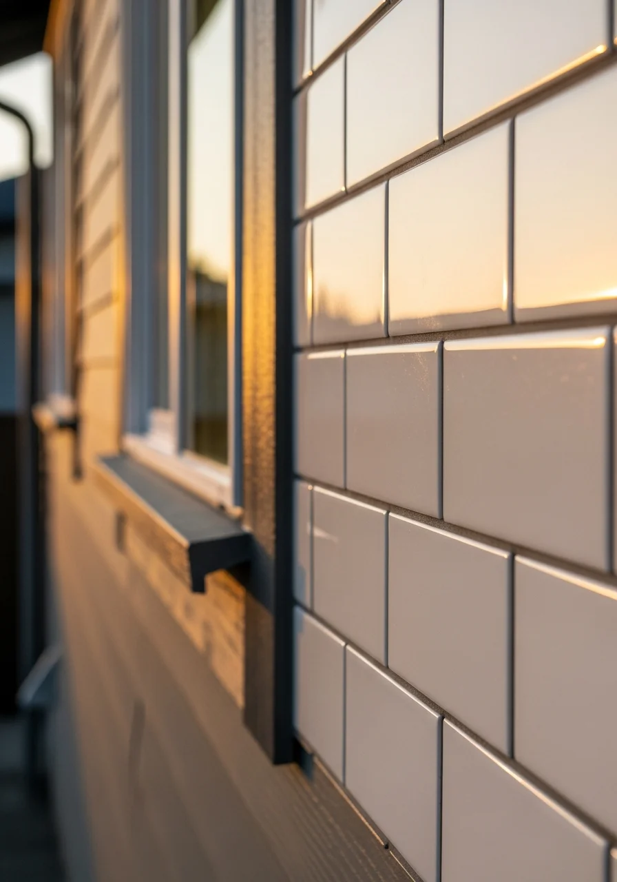 Close-up of quality craftsmanship on a Tacoma home exterior, showing attention to detail and local building standards.